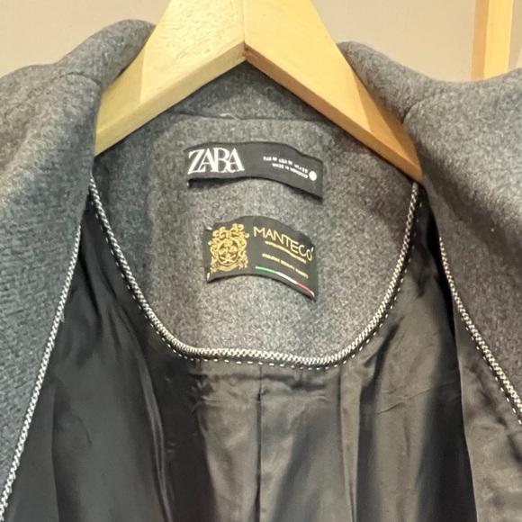 Grey wool coat from Zara. - Picture 4 of 4